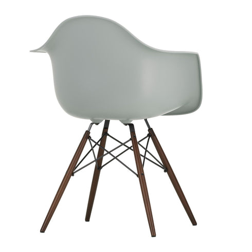 Cadeira de Braços em Plástico Eames DAW / Base Ácer Escuro